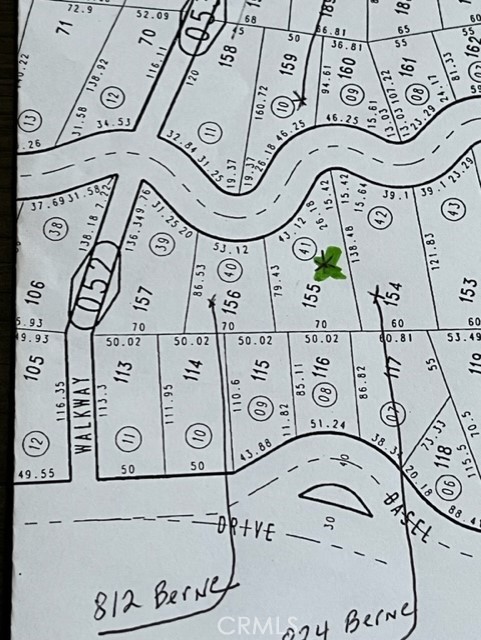 818 Berne Crestline, CA 92325 - Photo 6 of 6 a close up of a wall with sign on a wall