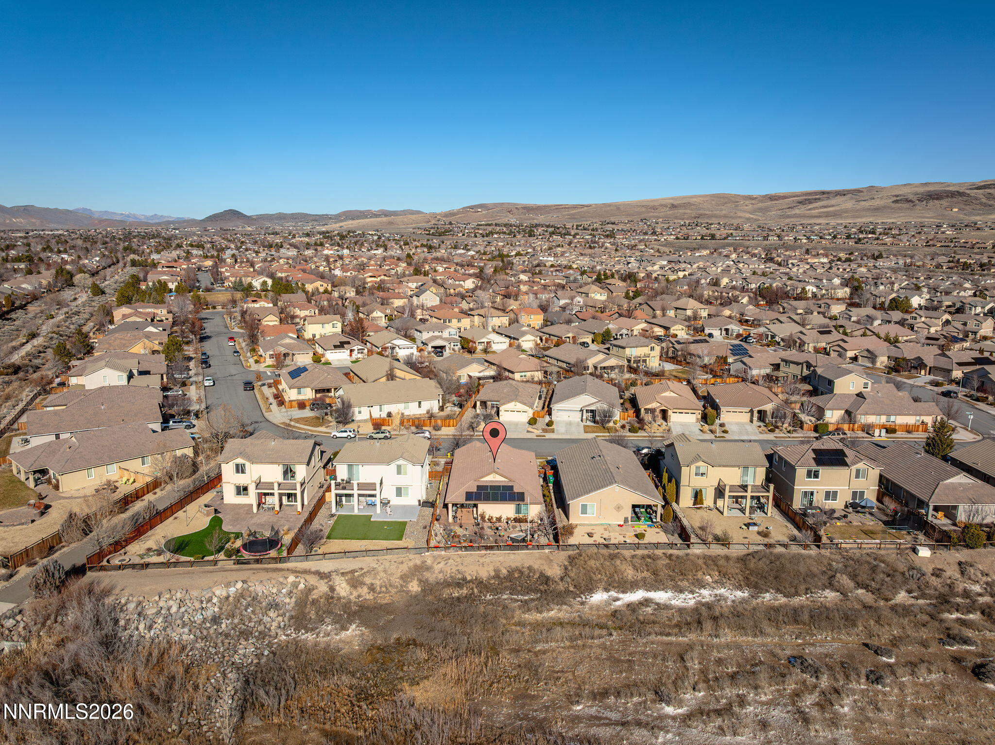6787 Centaurus Drive Sparks, NV 89436 - Photo 34 of 39 an aerial view of residential houses with outdoor space