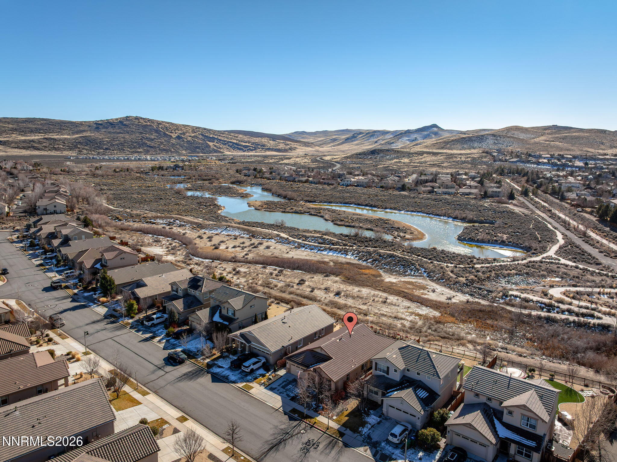 6787 Centaurus Drive Sparks, NV 89436 - Photo 39 of 39 an aerial view of residential building and car parked