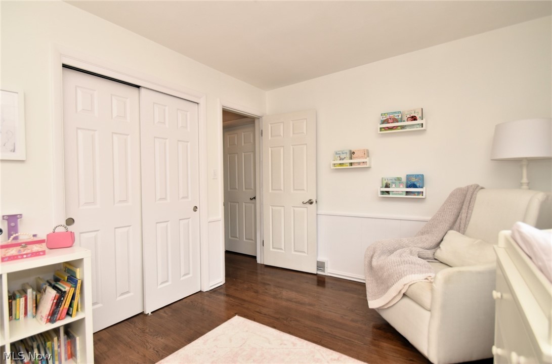 1174 Haverston Road Cleveland, OH 44124 - Photo 10 of 21 Bedroom Two- featuring dark wood-type flooring