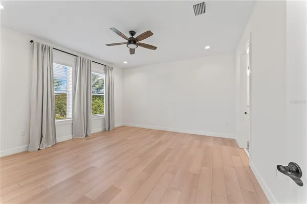 wooden floor in an empty room