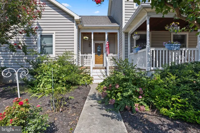 a house view with a garden space
