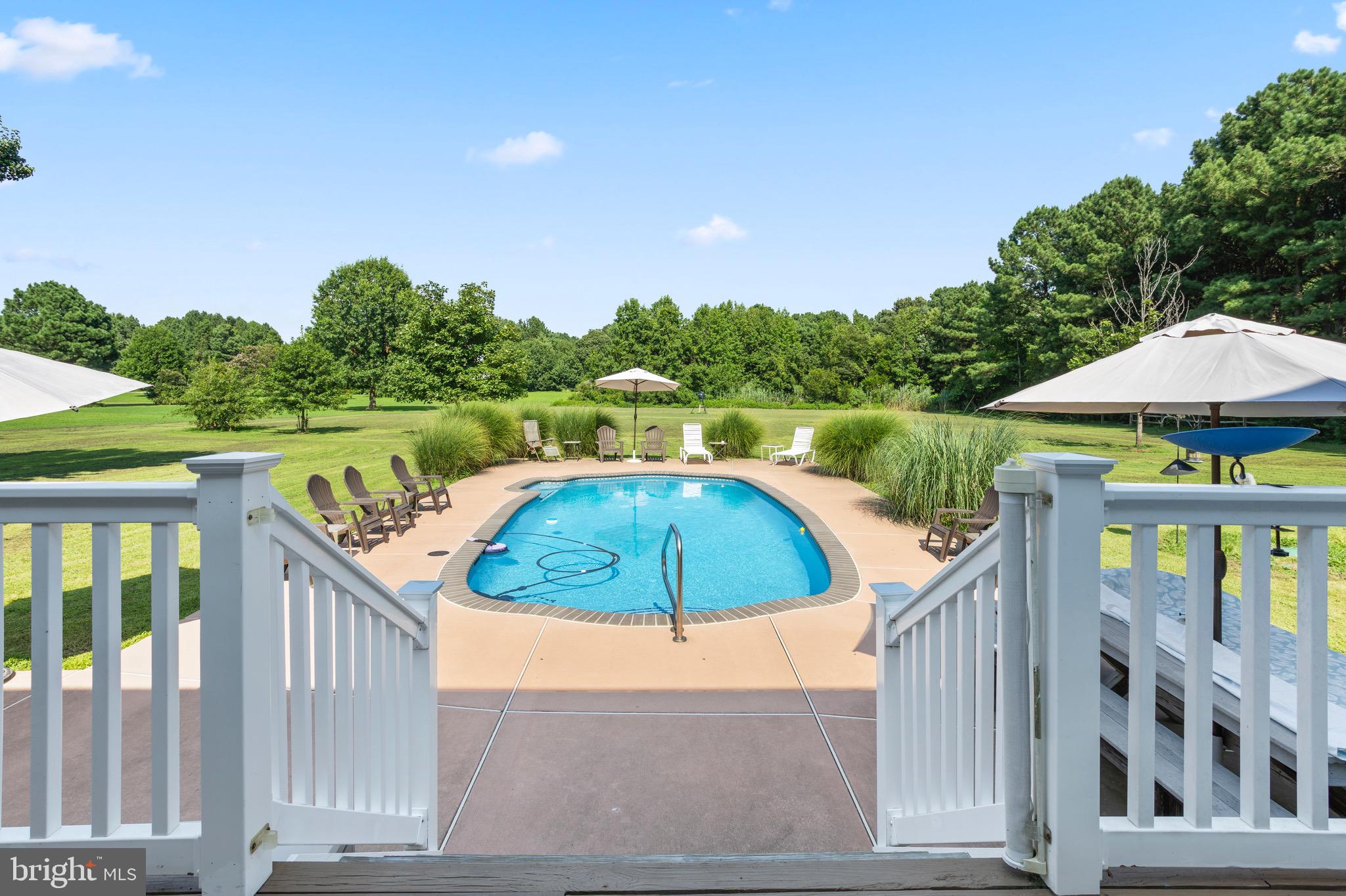 4957 Bar Neck Road Tilghman, MD 21671 - Photo 41 of 45 Back deck leading the pool