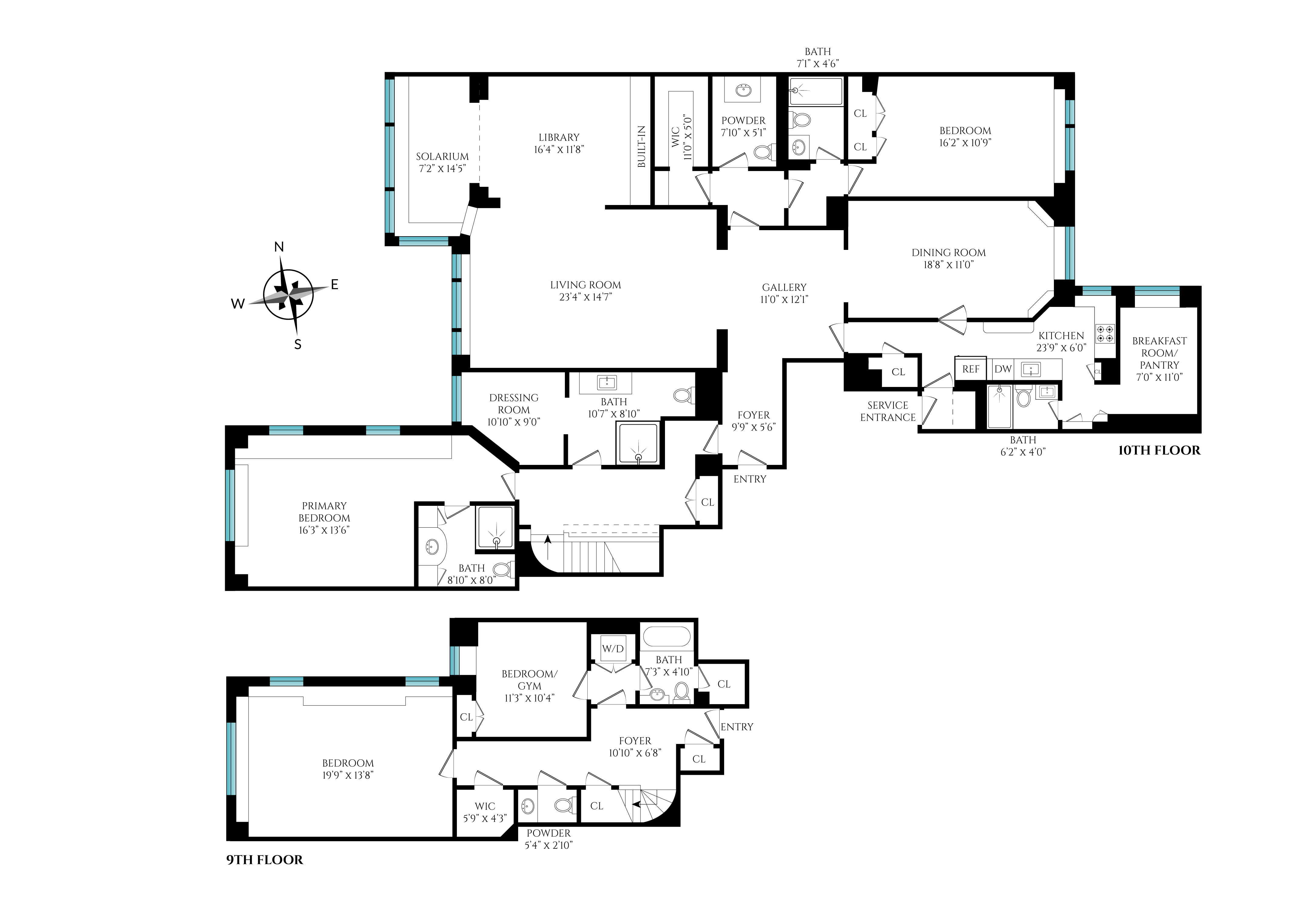 860 5th Avenue, Unit 9/10JK Manhattan, NY 10065 - Photo 19 of 19 a picture of a bathroom with a sink
