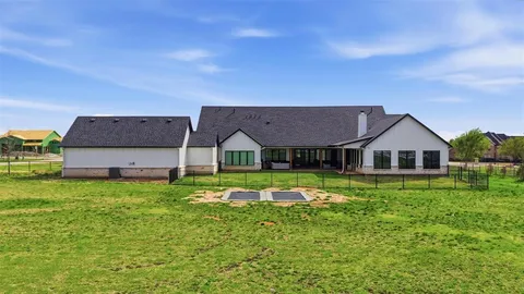 a house view with a garden space