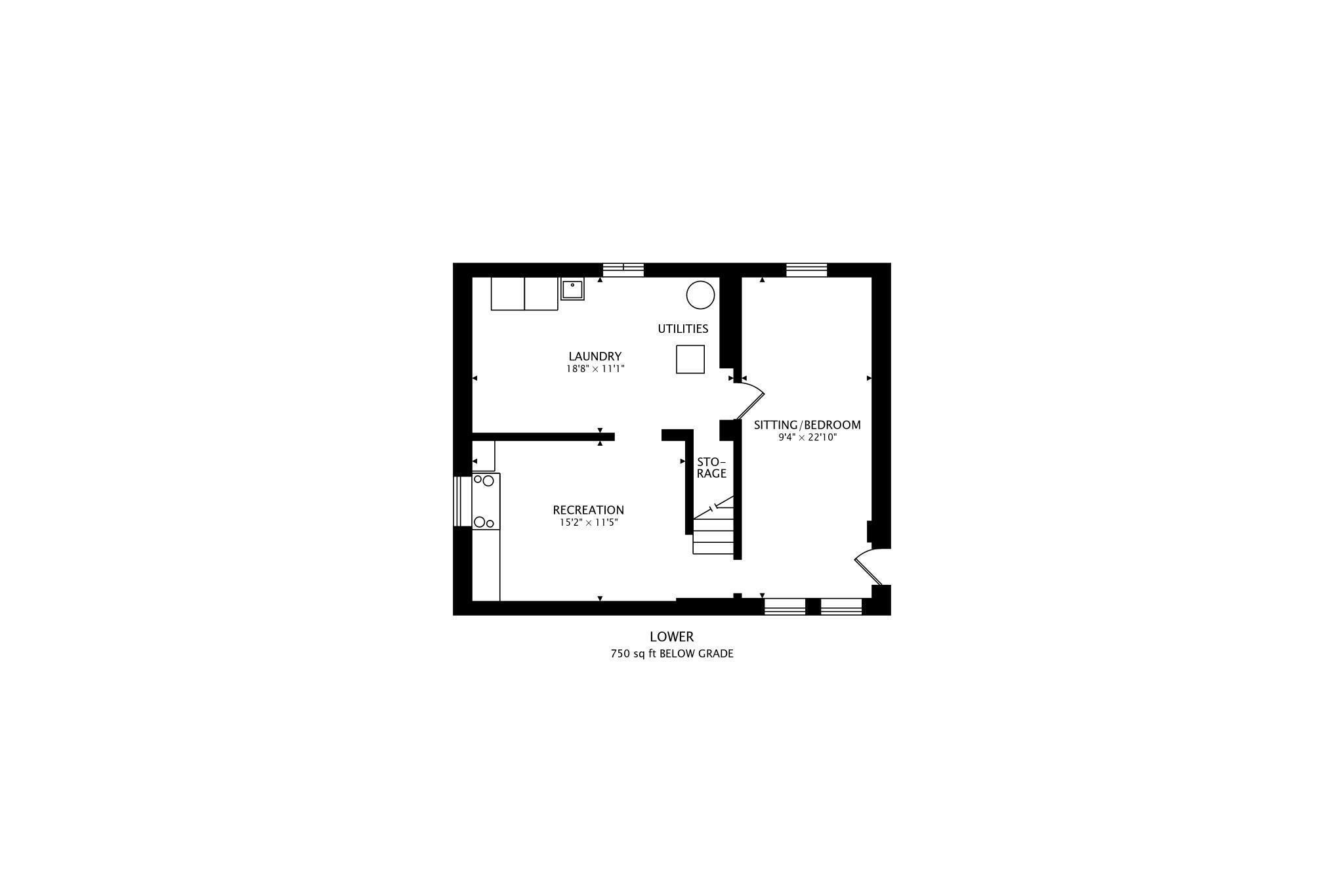 6104 Water Street Lyons, WI 53105 - Photo 37 of 39 _floor_Lower