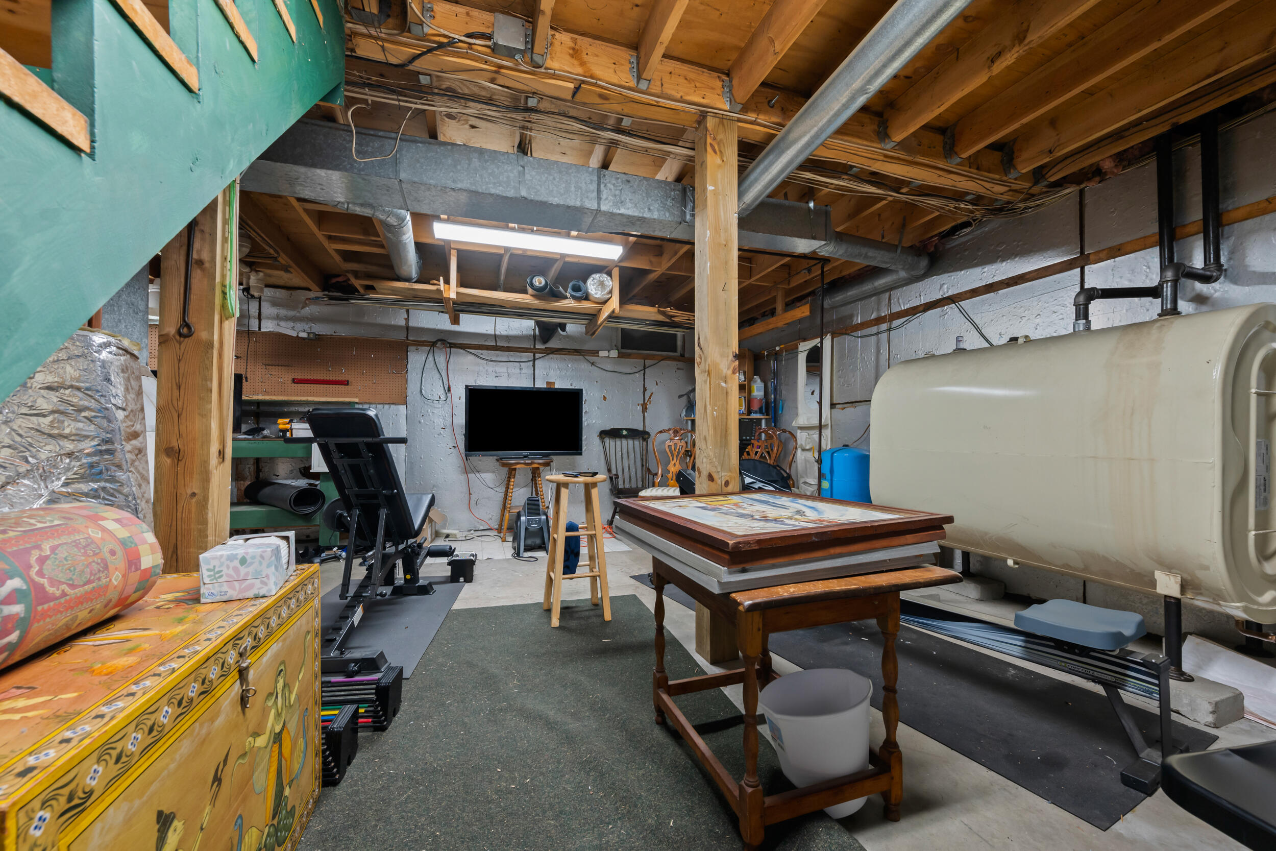 378 Mingo Loop Road Rangeley, ME 04970 - Photo 57 of 64 Oil Tank in Basement