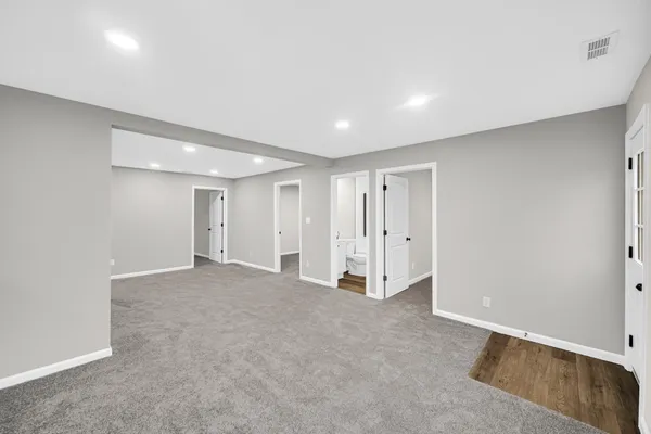 a view of an empty room