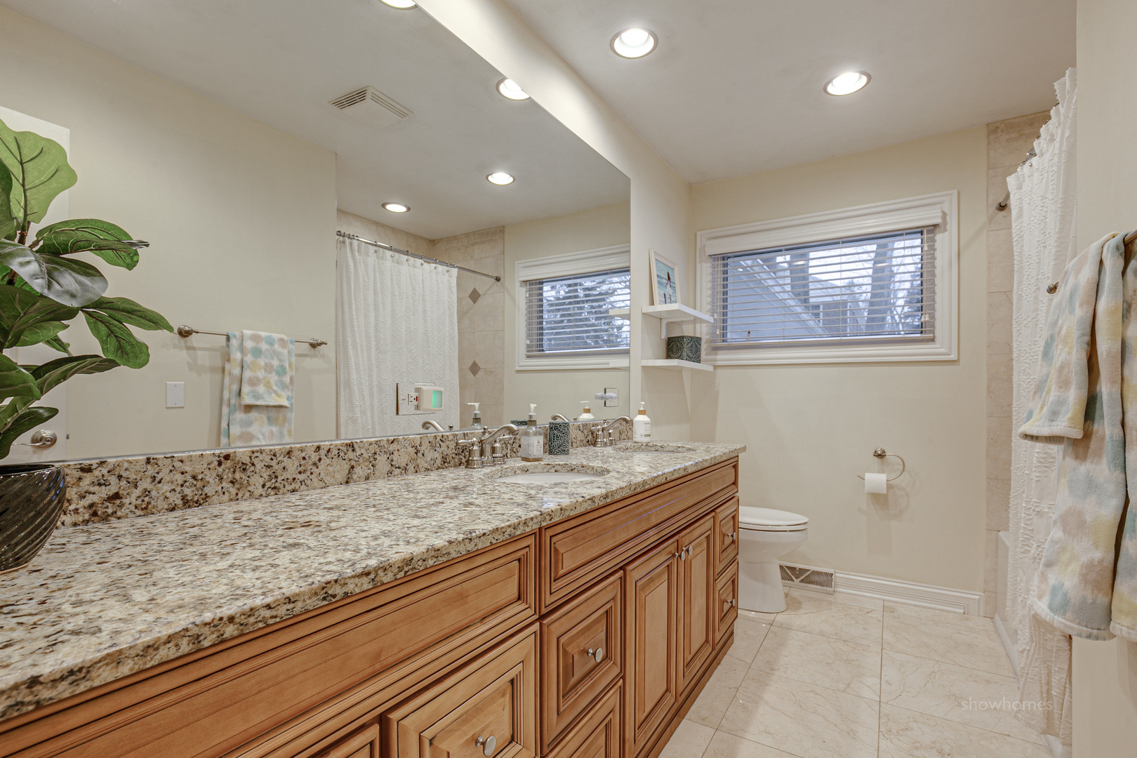 485 East Westleigh Road Lake Forest, IL 60045 - Photo 14 of 22 a bathroom with a granite countertop sink and a mirror