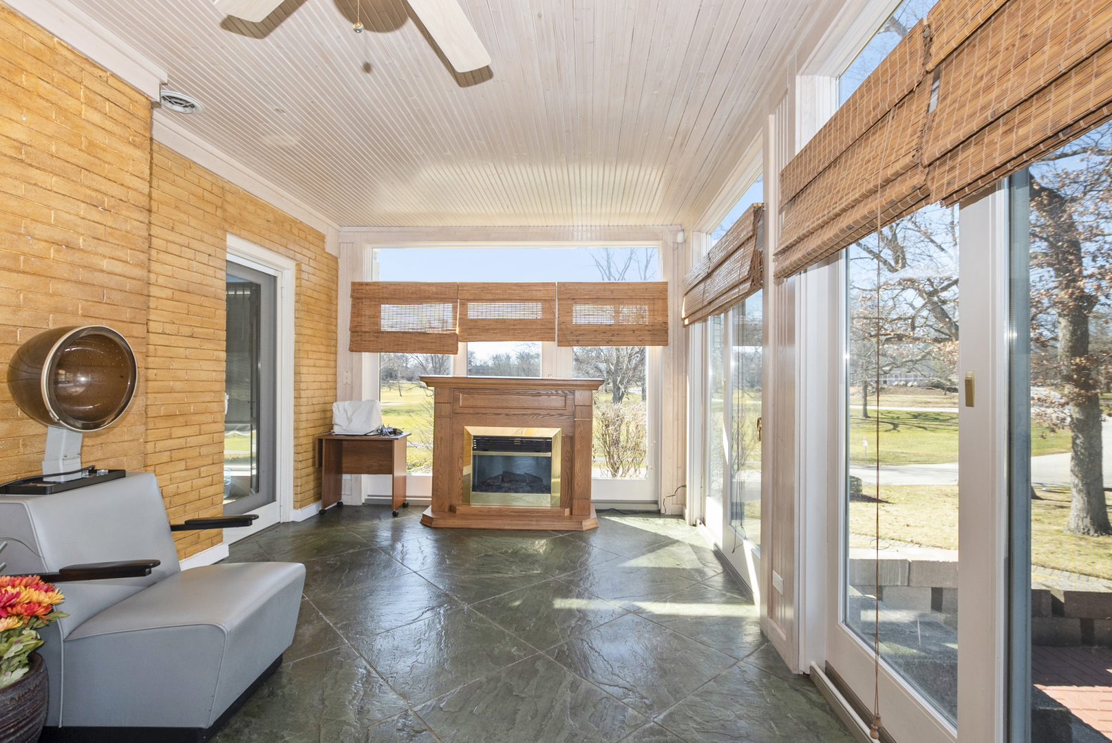 739 Aberdeen Drive Crete, IL 60417 - Photo 12 of 35 a living room with furniture a fireplace and a large window
