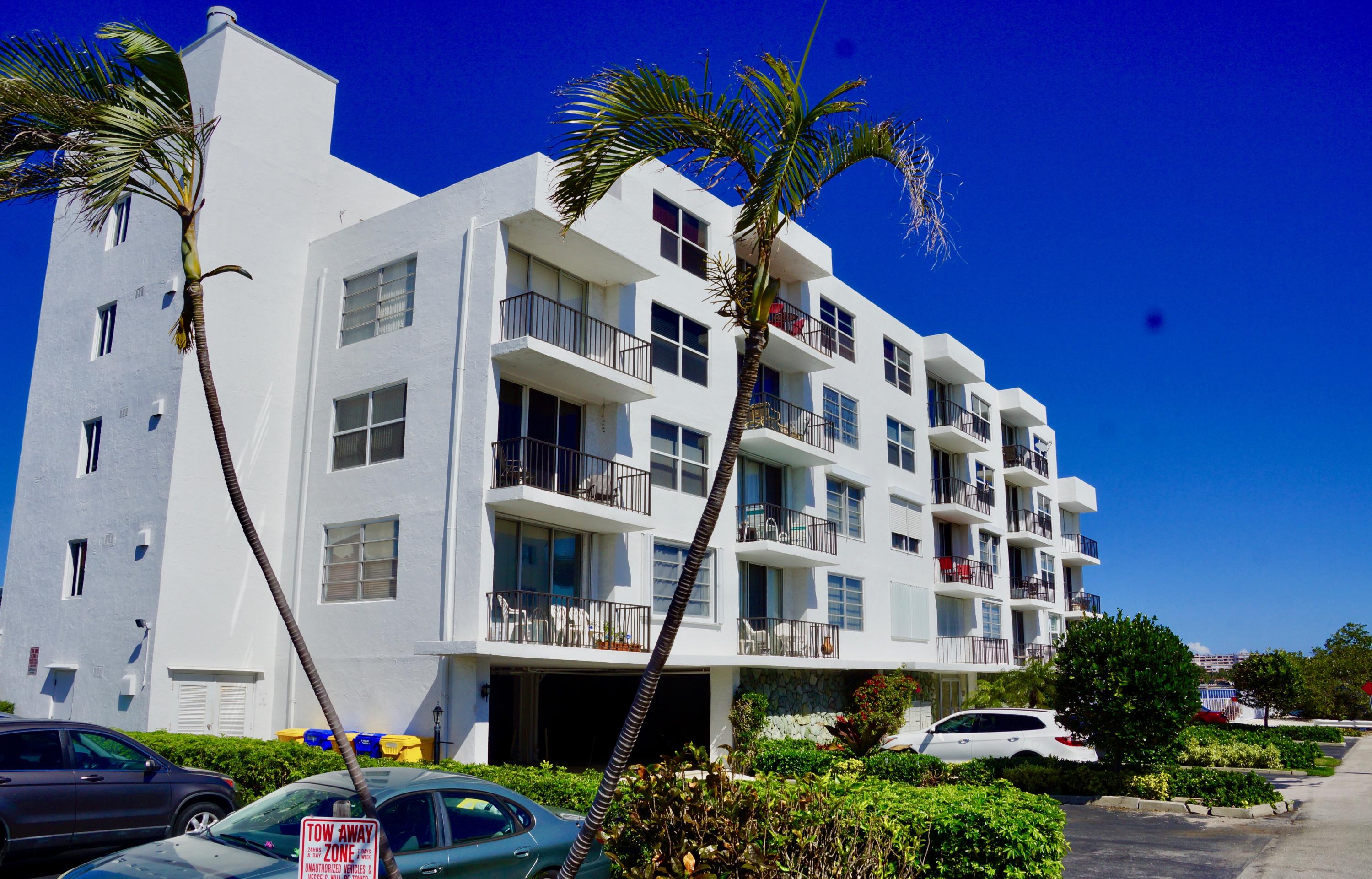 a front view of a building