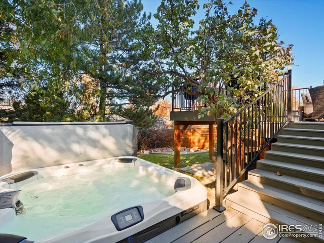 a view of outdoor space with garden