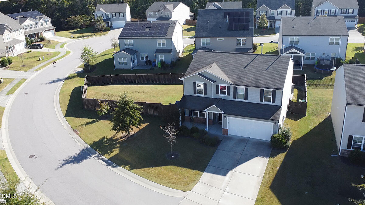 3425 Teravista Way Raleigh, NC 27616 - Photo 42 of 49 an aerial view of a house with swimming pool