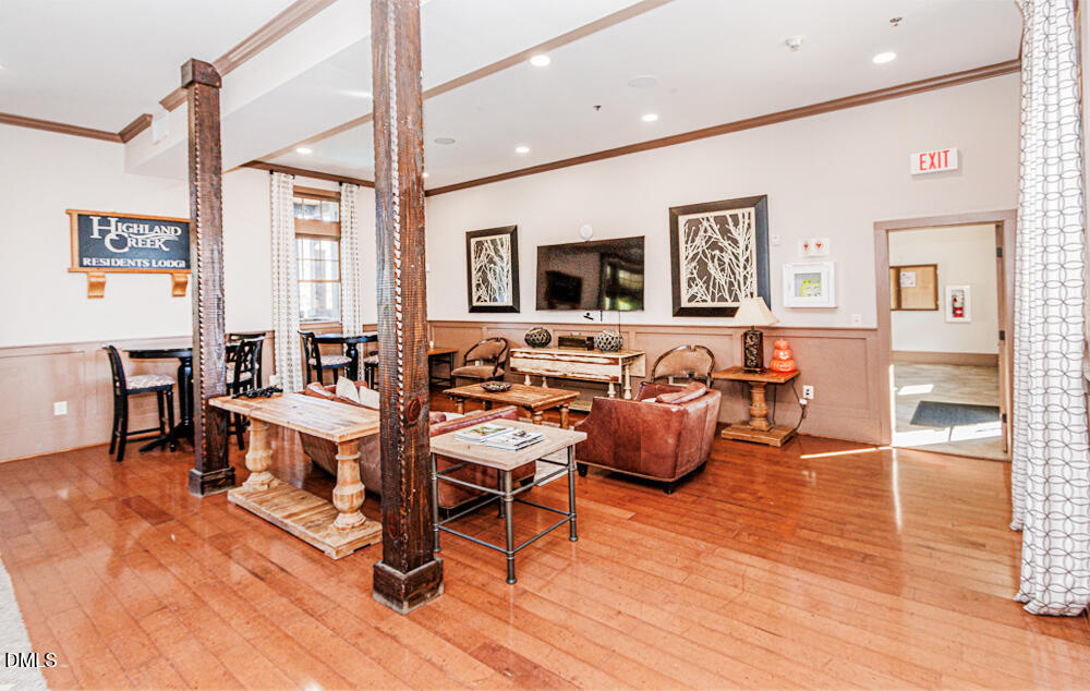 3425 Teravista Way Raleigh, NC 27616 - Photo 46 of 49 a living room with fireplace furniture and a flat screen tv
