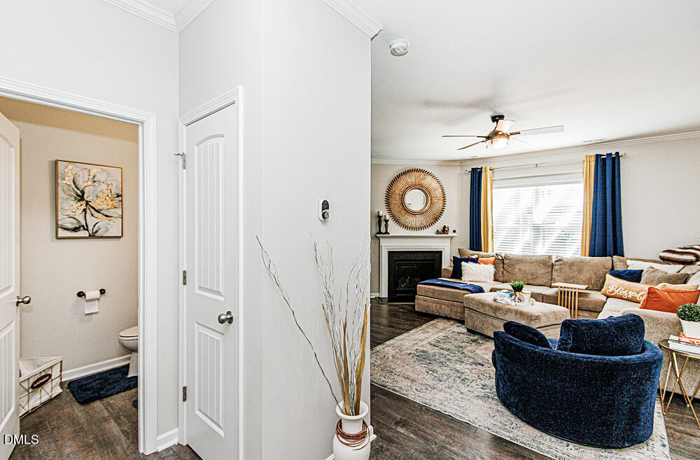 3425 Teravista Way Raleigh, NC 27616 - Photo 7 of 49 a living room with furniture and a large window