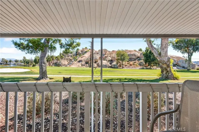 a view of a park with an outdoor space