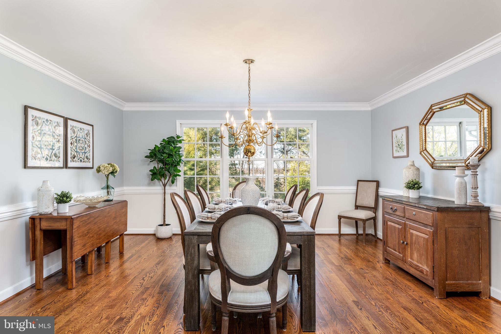890 Springbank Lane Wayne, PA 19087 - Photo 16 of 46 Formal dining room adjacent to kitchen