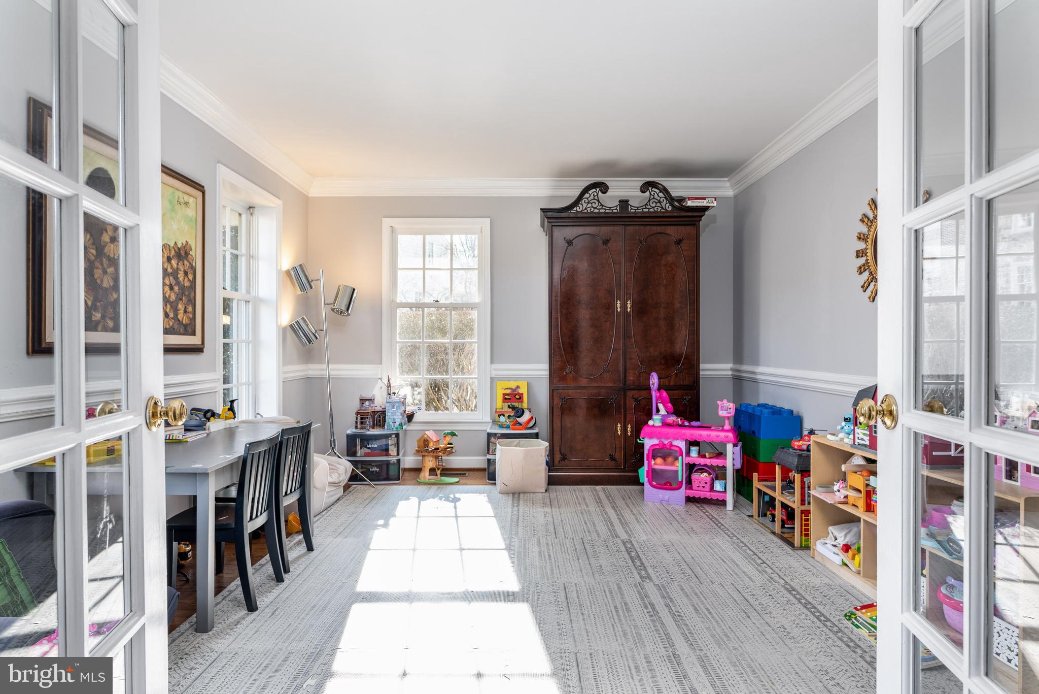 890 Springbank Lane Wayne, PA 19087 - Photo 19 of 46 Private study/office (currently a playroom)