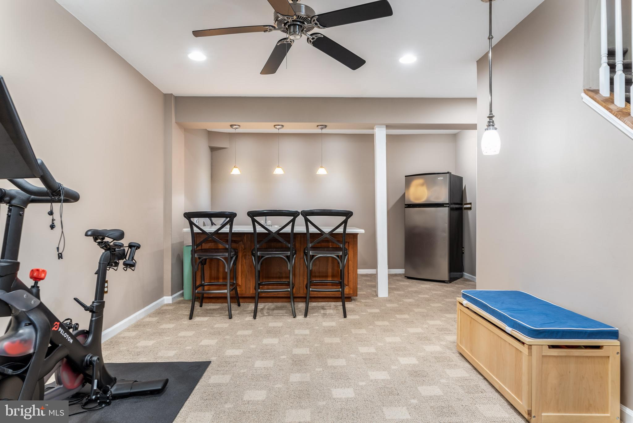 890 Springbank Lane Wayne, PA 19087 - Photo 40 of 46 Basement - built in island for entertaining