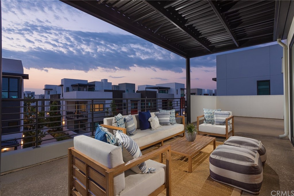 82 Ballast Point Tustin, CA 92782 - Photo 20 of 30 a view of a roof deck with couches and potted plants