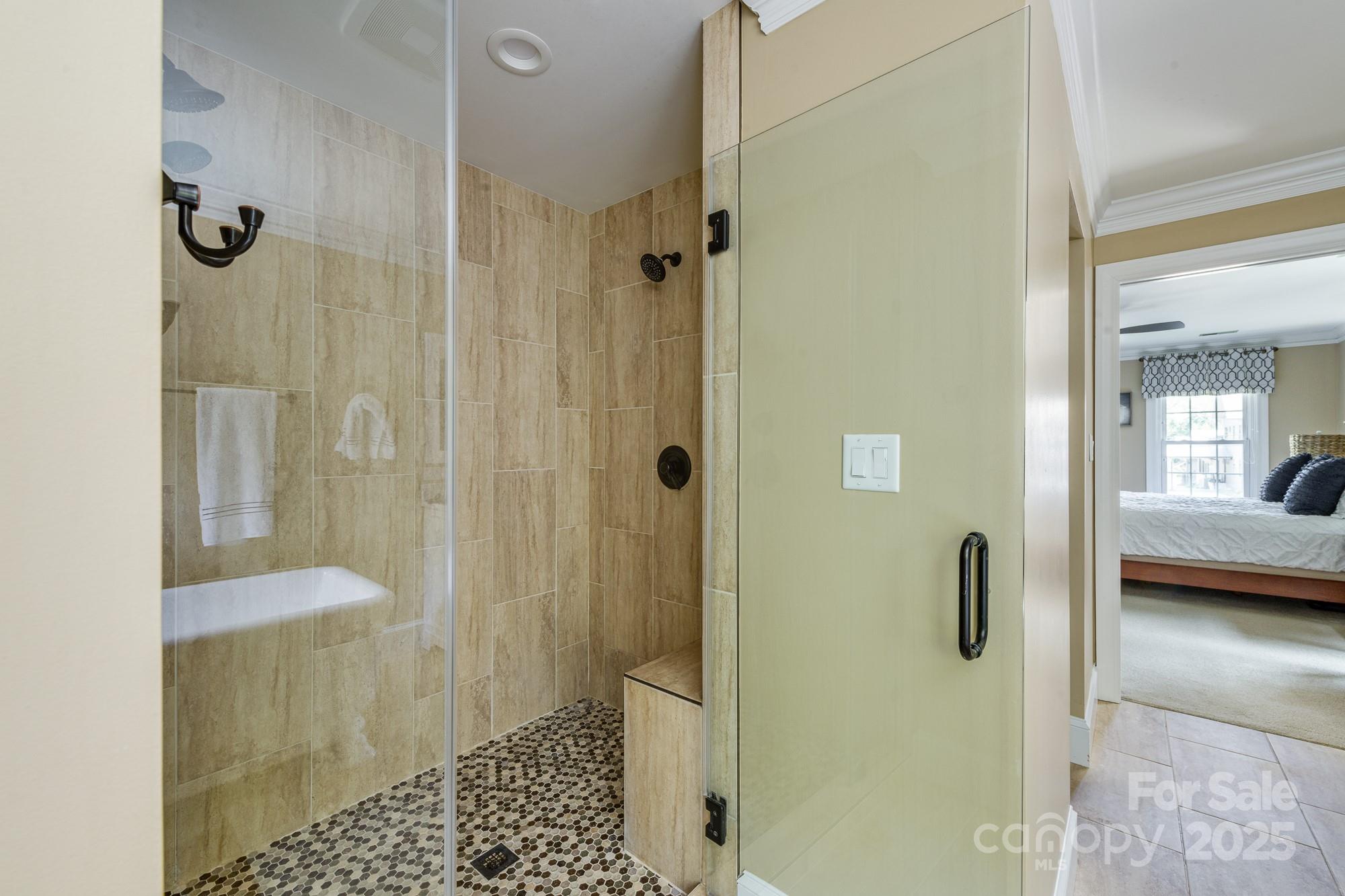 5300 Green Rea Road Charlotte, NC 28226 - Photo 30 of 42 a bathroom with a shower