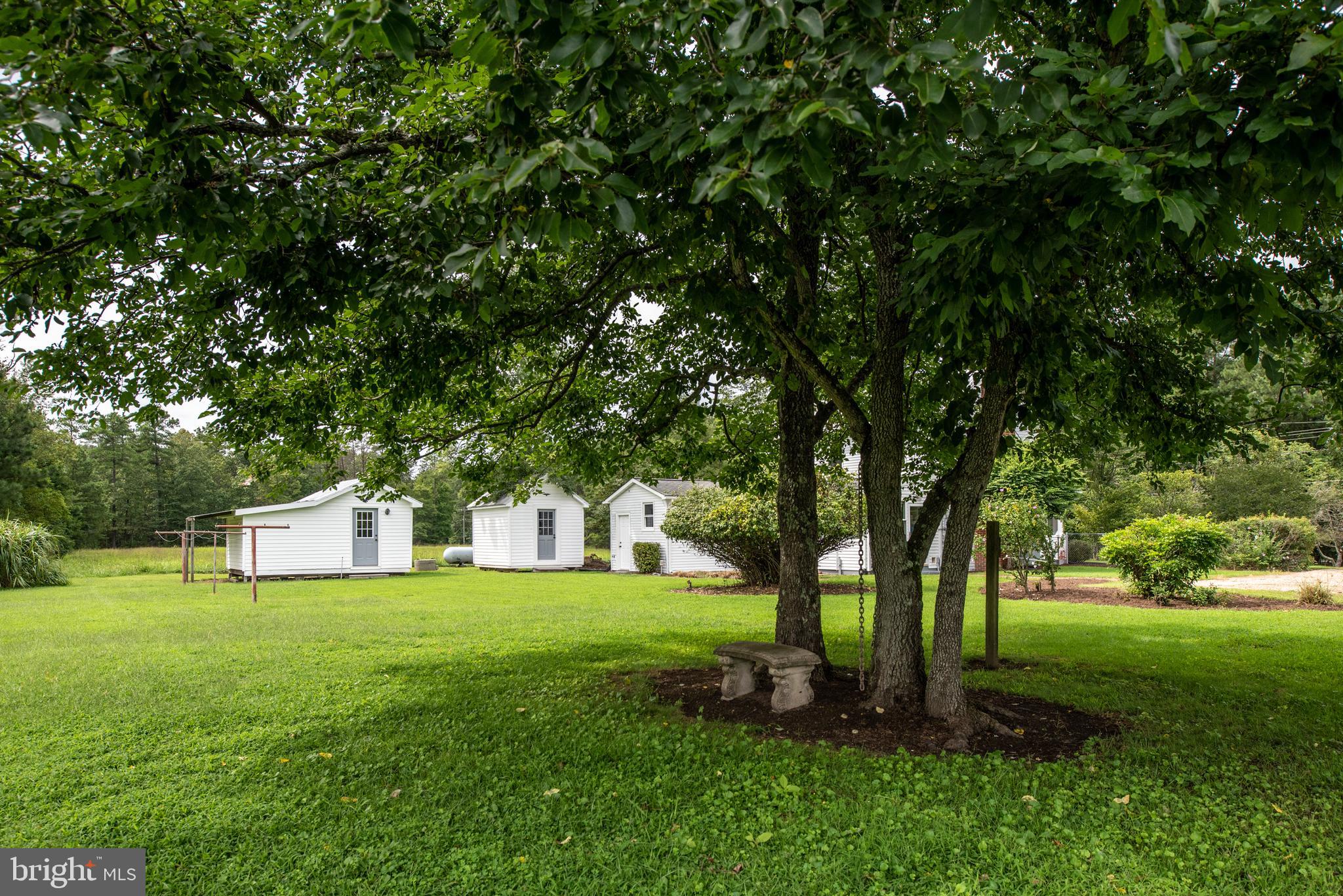 15390 Round Hill Road King George, VA 22485 - Photo 20 of 104 View from back yard toward sheds behind home!