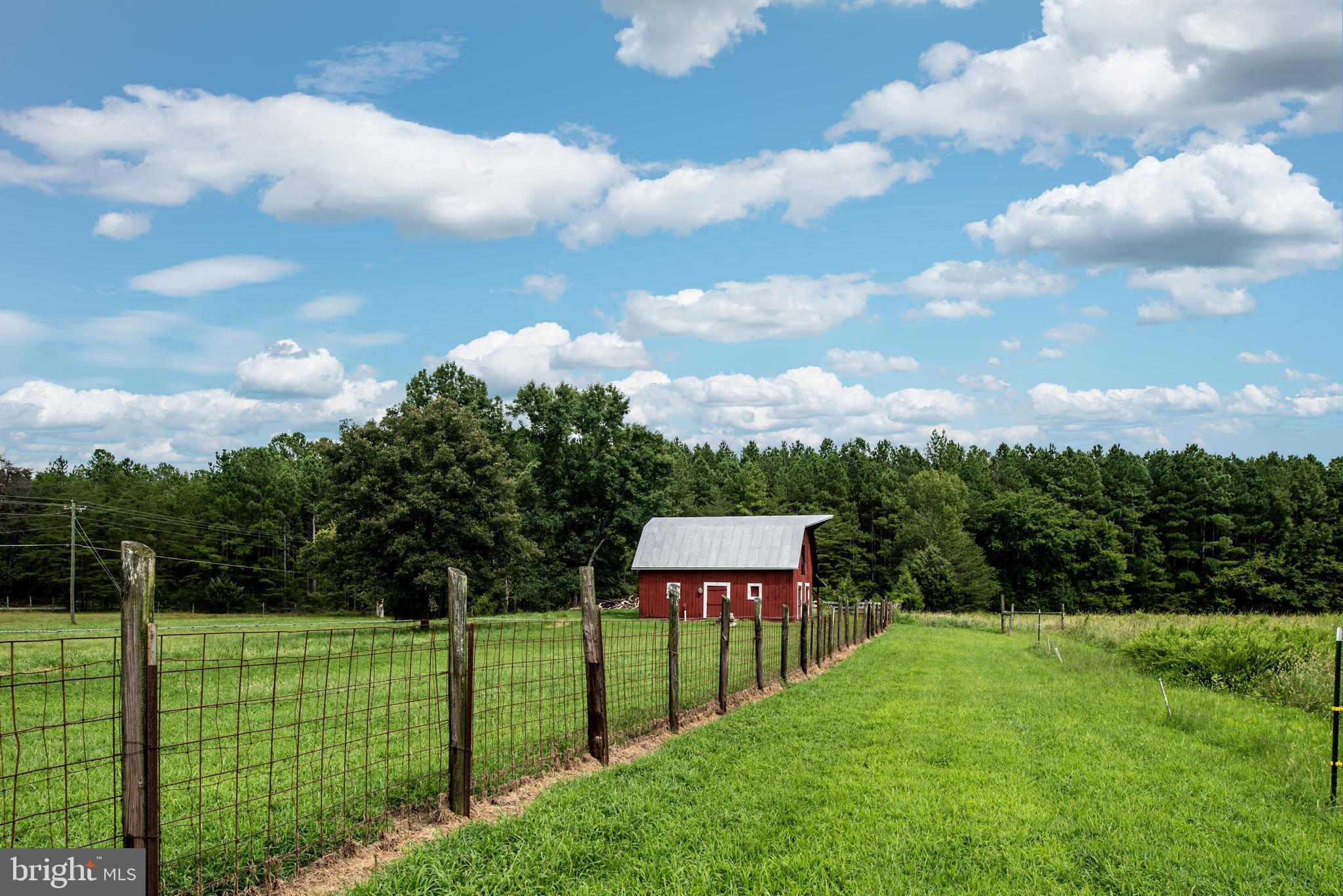 15390 Round Hill Road King George, VA 22485 - Photo 34 of 104 View along front pasture towards big barn!