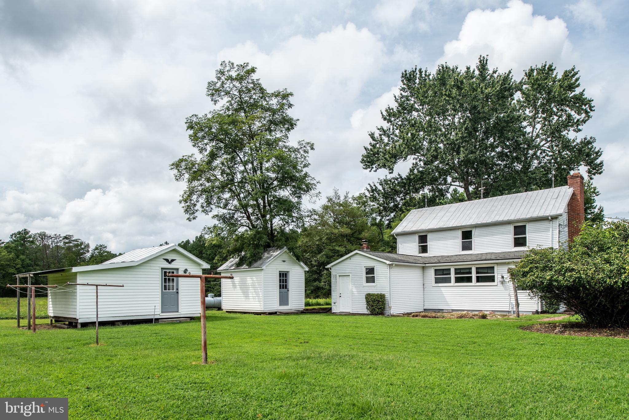 15390 Round Hill Road King George, VA 22485 - Photo 5 of 104 Rear view of home and sheds from back yard!