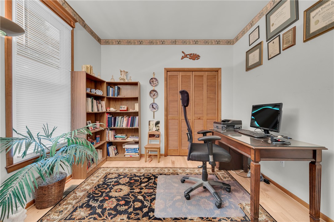 103 Colleton Court Clemson, SC 29631 - Photo 17 of 49 Gleaming hardwood floors and classic wood trim enhance this quiet workspace.