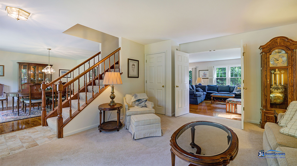 245 Pilgrims Path Gurnee, IL 60031 - Photo 4 of 54 a living room with furniture and a floor to ceiling window