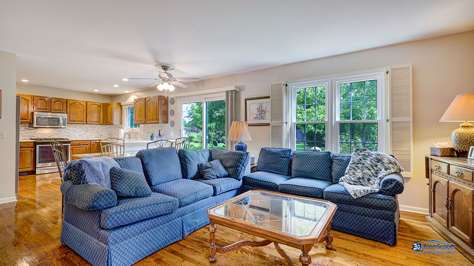 245 Pilgrims Path Gurnee, IL 60031 - Photo 6 of 54 a living room with furniture and a large window