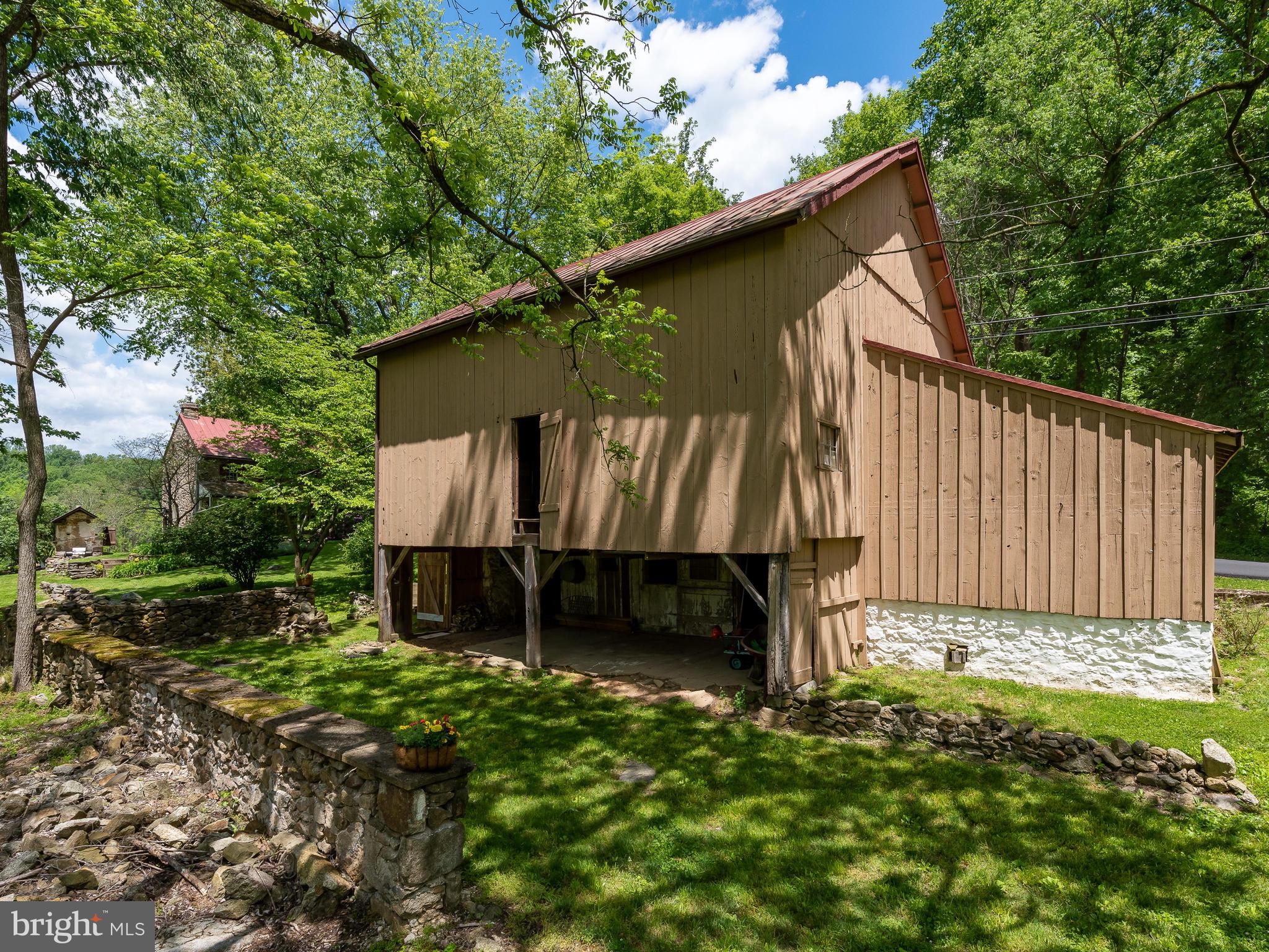 187 Iron Bridge Road Glenmoore, PA 19343 - Photo 13 of 58 Bank Barn w/ stone walls