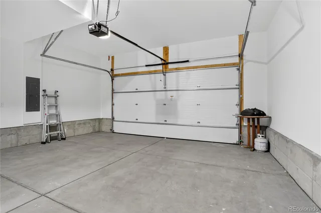 a view of a room with storage