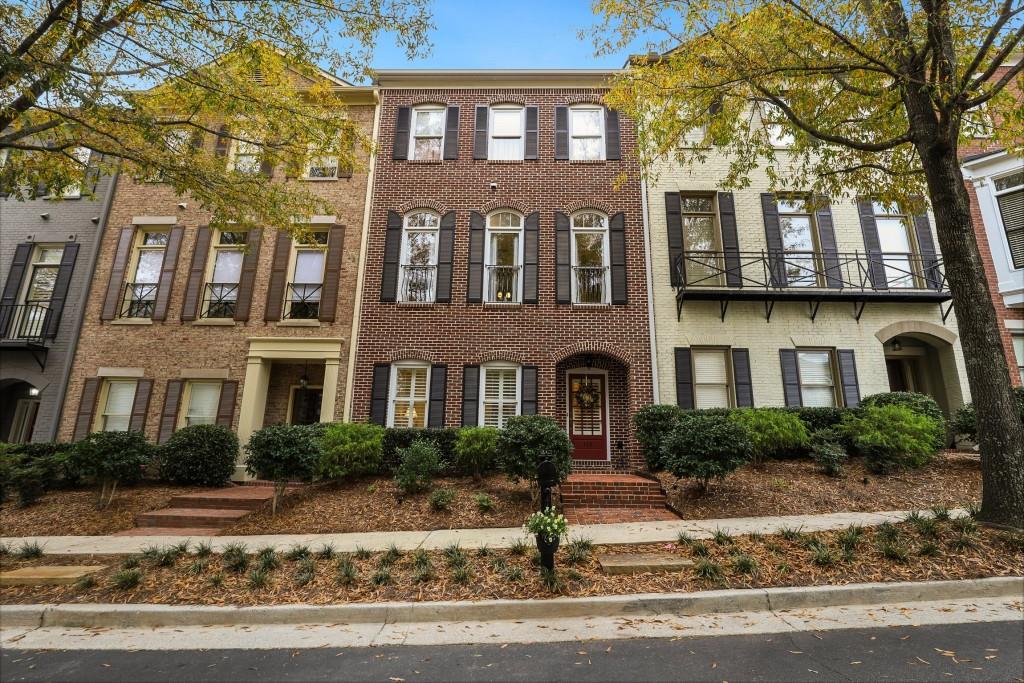 a front view of a residential apartment building