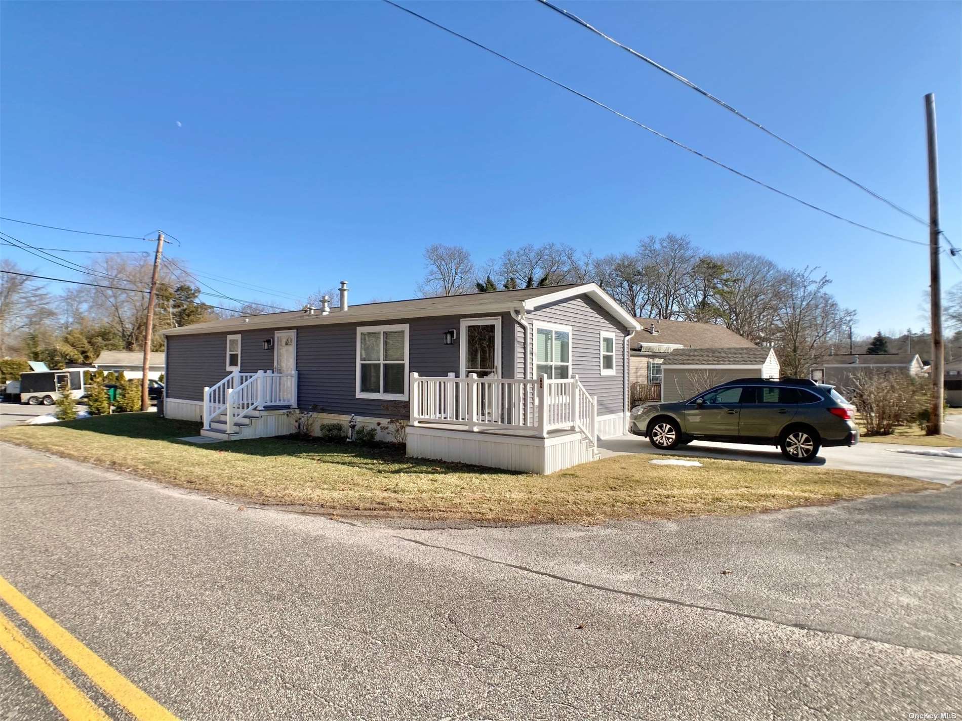 a view of a house with a patio