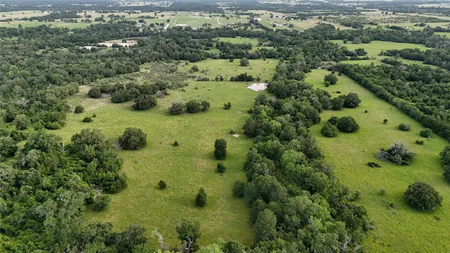 an aerial view of a residential houses with outdoor space