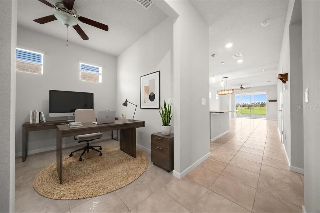 5947 Southwest 93rd Circle Ocala, FL 34481 - Photo 6 of 32 a view of a workspace with kitchen