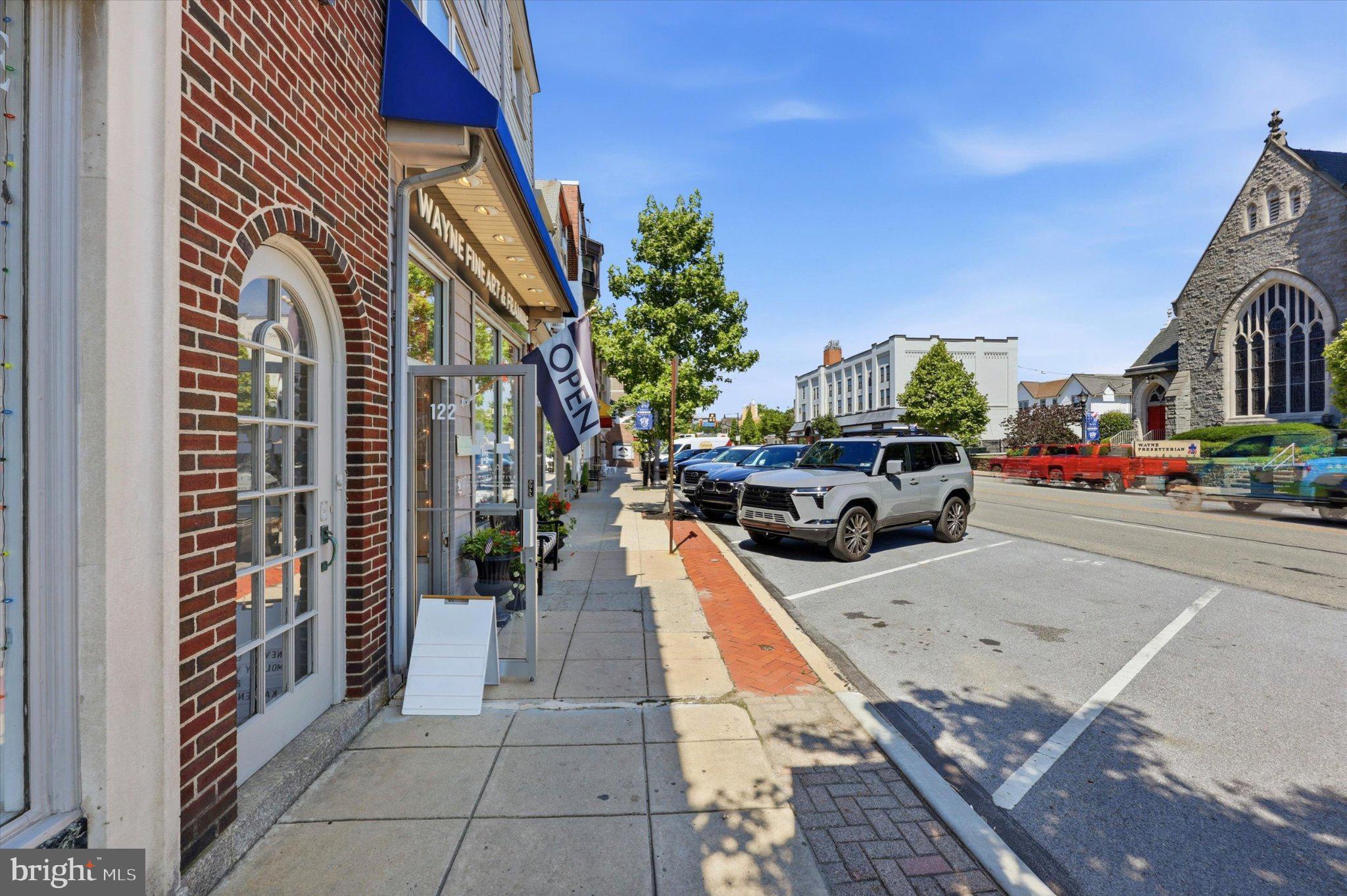 107 Plant Avenue Wayne, PA 19087 - Photo 14 of 15 Charming street scene with local shops.