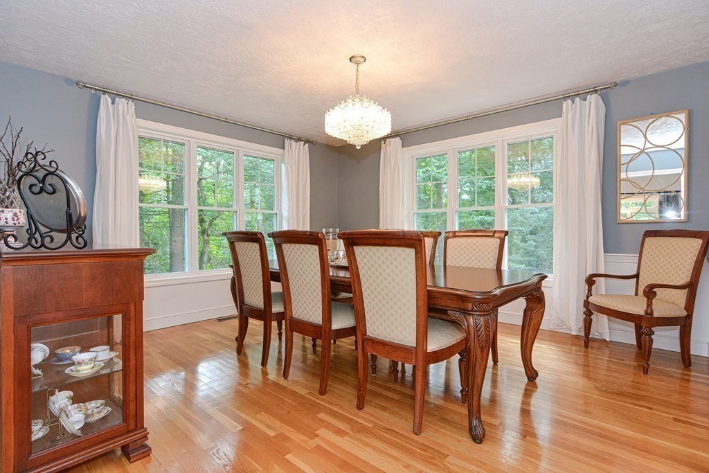 75 Alpine Drive Holliston, MA 01746 - Photo 20 of 42 a view of a dining room with furniture window and wooden floor