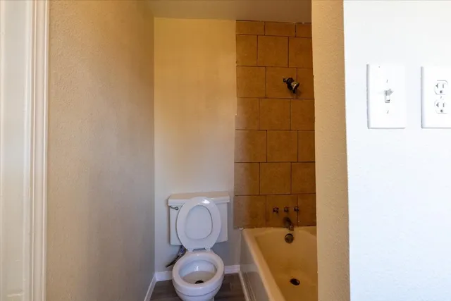 a view of hallway with closet