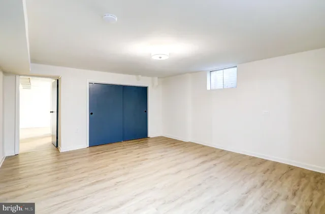 wooden floor in a room