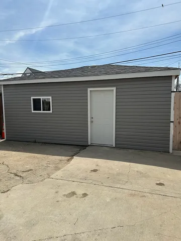 a backyard of a house