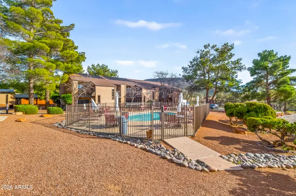 a house view with a outdoor space