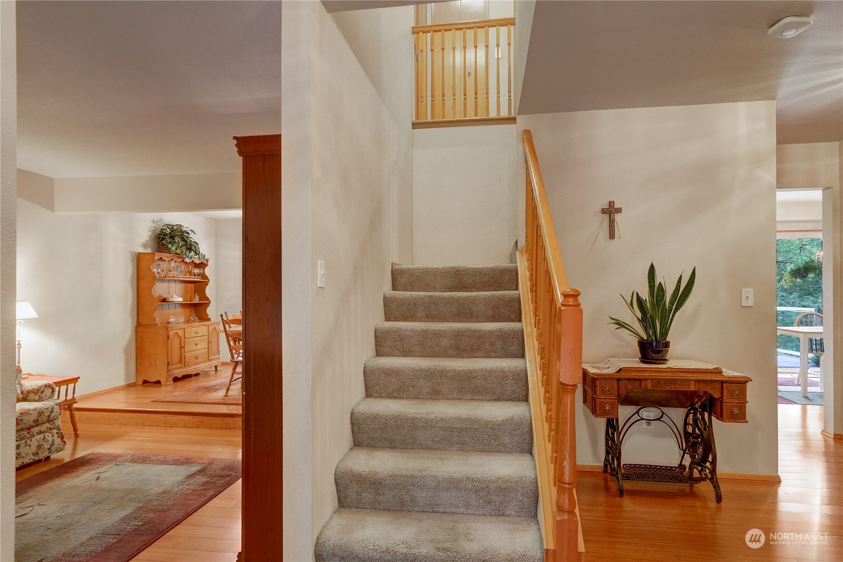 23113 Barker Road Bothell, WA 98021 - Photo 5 of 37 a view of entryway and hall with wooden floor