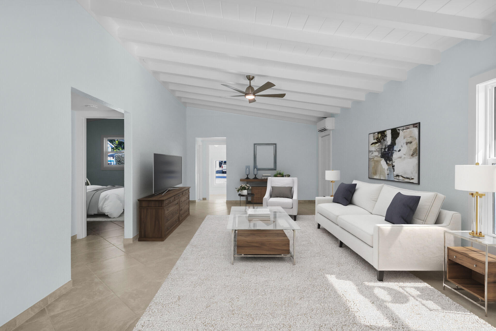 251 Azalea Street Tavernier, FL 33070 - Photo 21 of 58 a living room with furniture and a chandelier