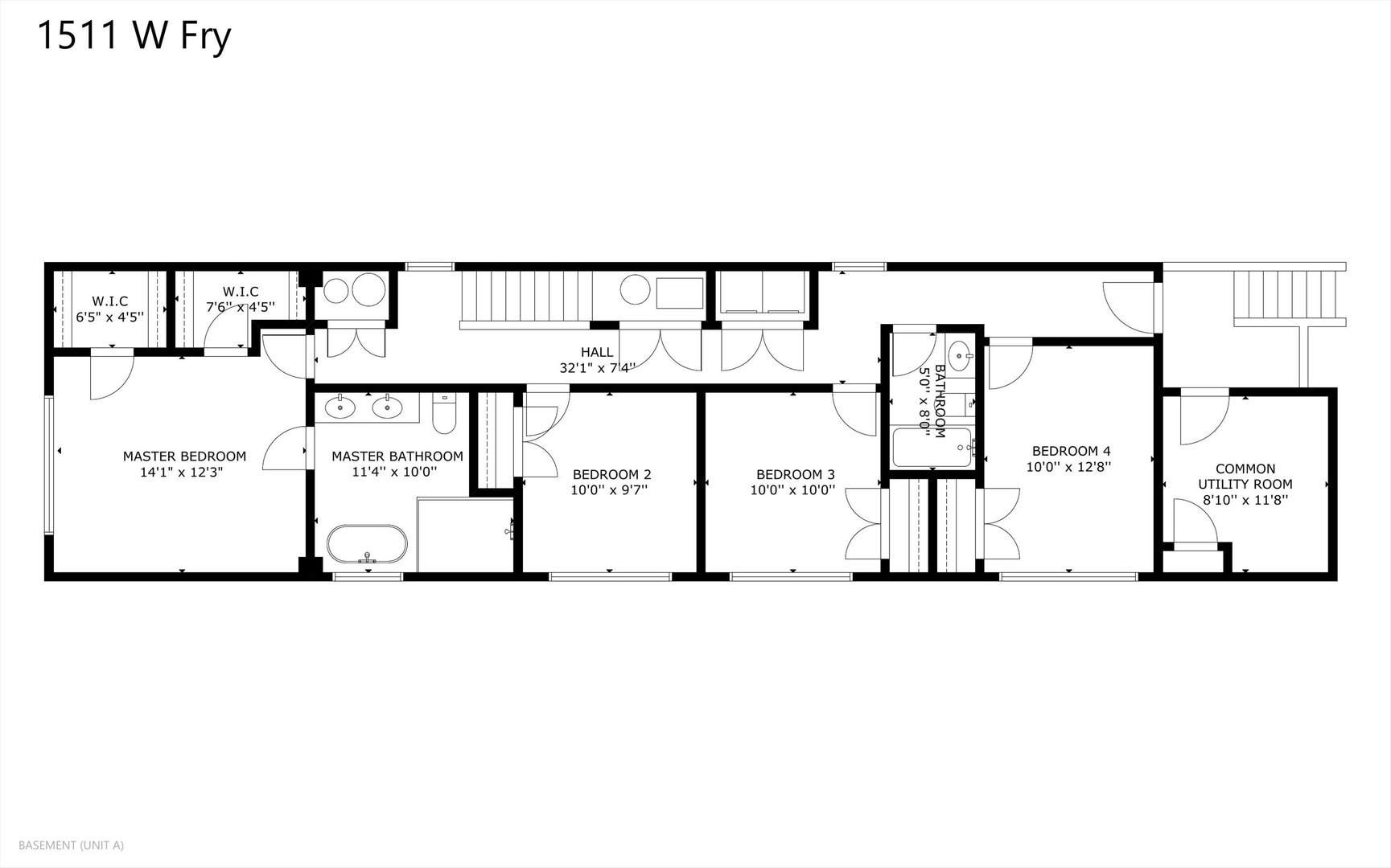 1511 West Fry Street, Unit A Chicago, IL 60642 - Photo 12 of 13 a view of a picture of floor plan