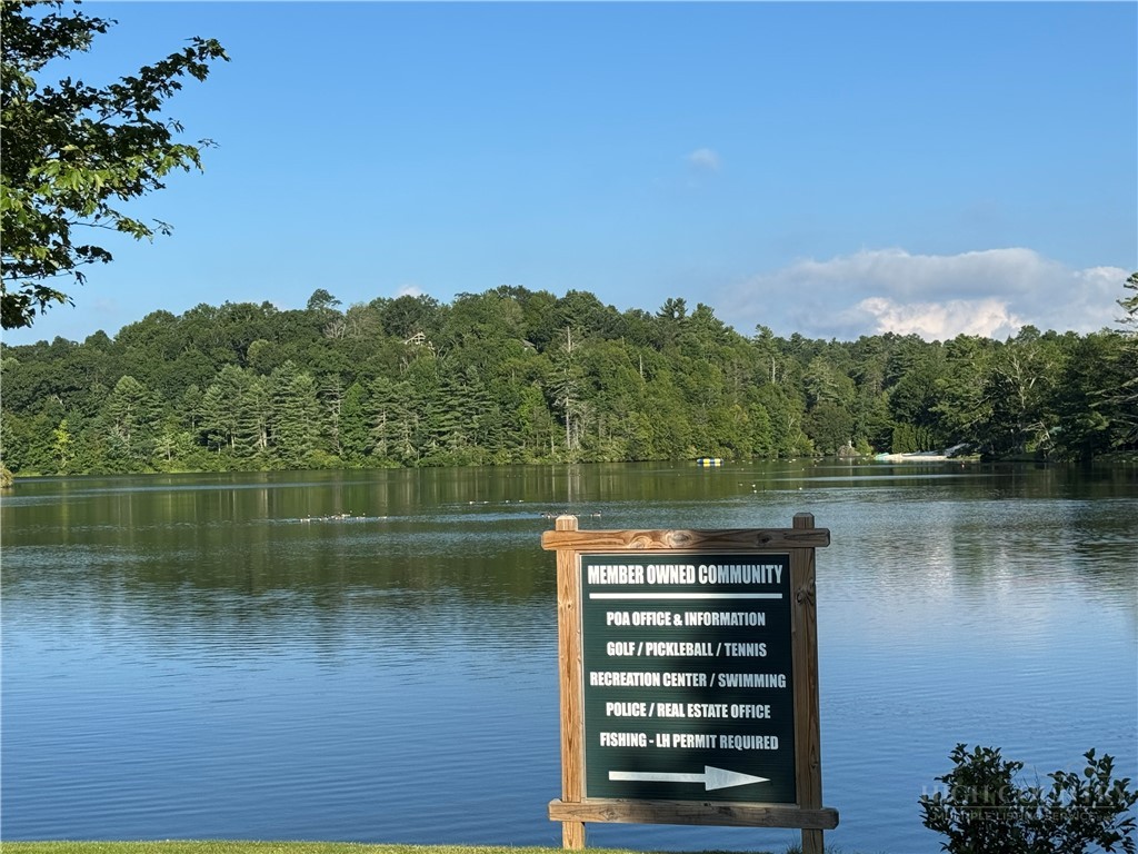 73 Laurel Road Newland, NC 28657 - Photo 8 of 9 a view of a lake with a mountain in the background