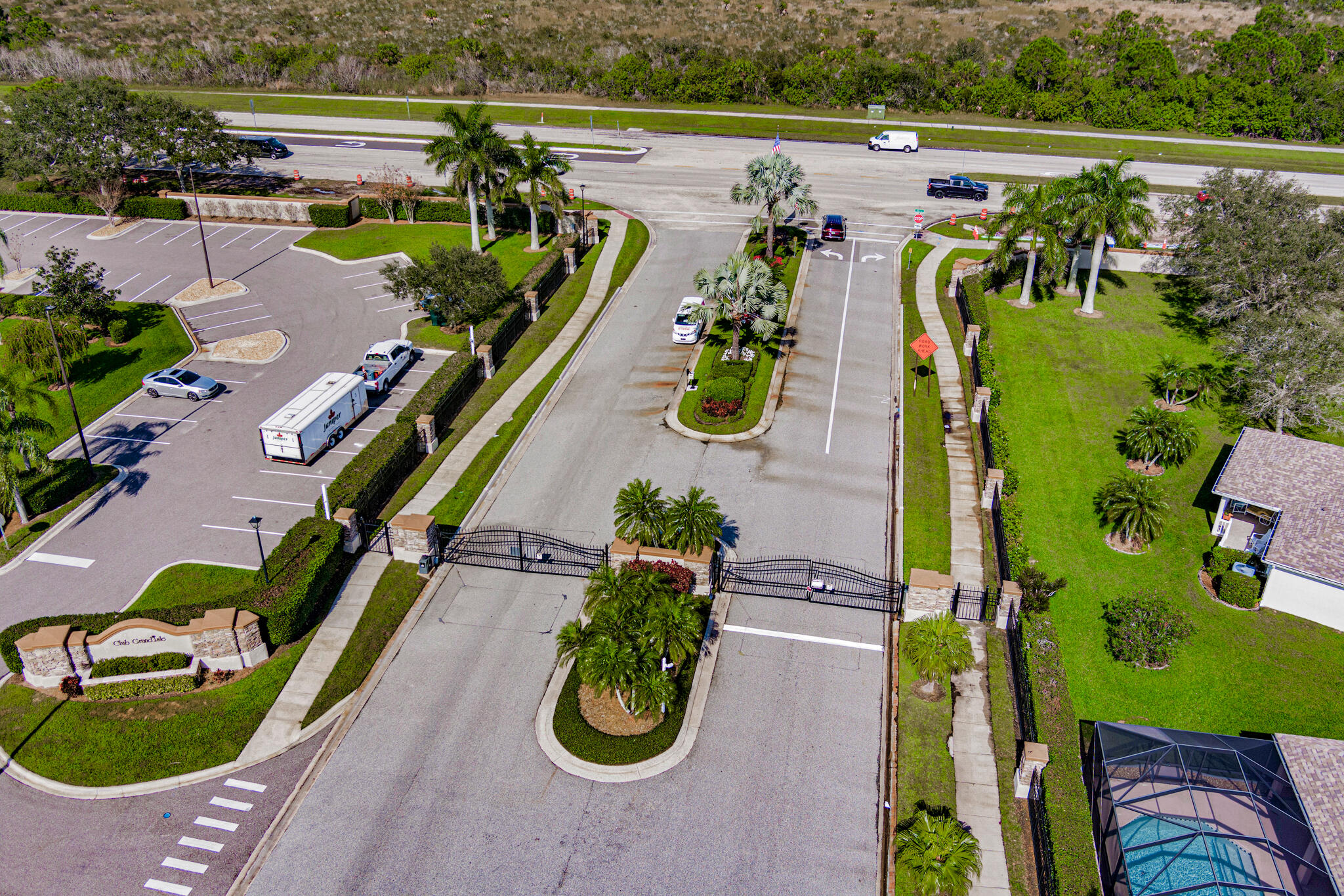 1605 Boca Rio Drive Melbourne, FL 32940 - Photo 49 of 55 an aerial view of a house with outdoor space