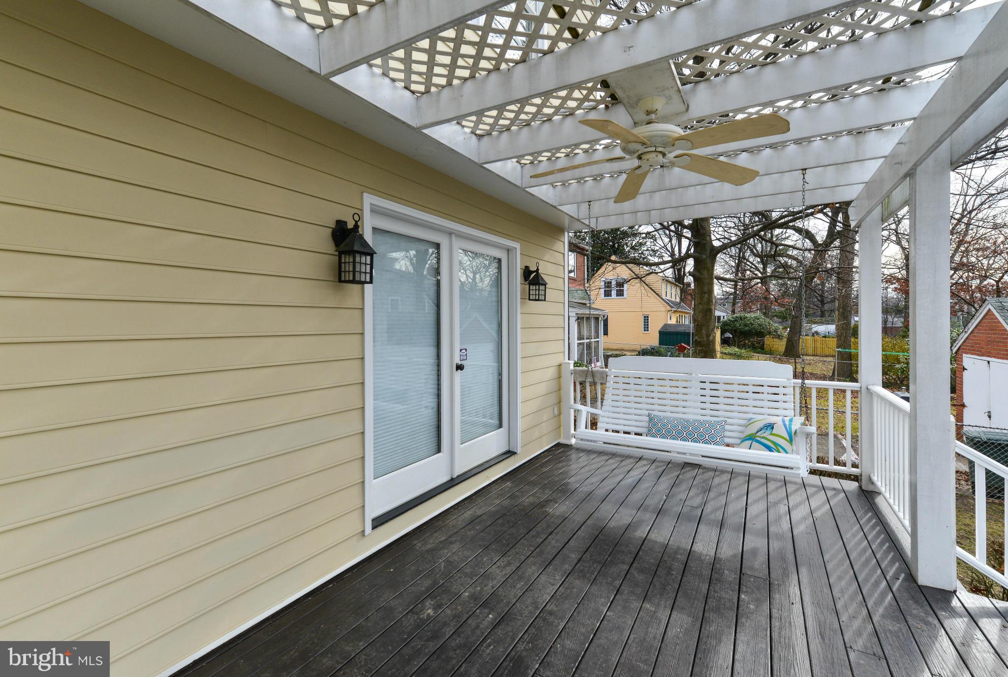 2806 Ridge Rd Drive Alexandria, VA 22302 - Photo 22 of 30 a view of a porch with wooden floor