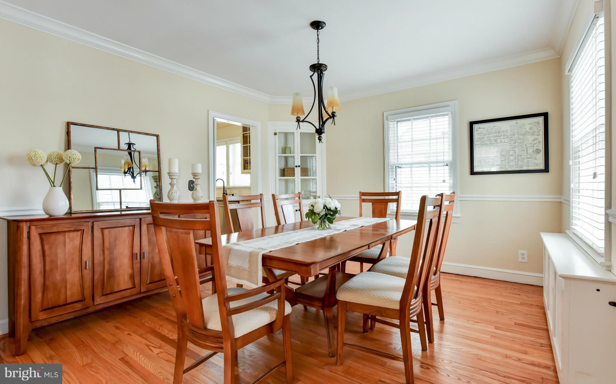 2806 Ridge Rd Drive Alexandria, VA 22302 - Photo 4 of 30 a view of a dining room with furniture window and wooden floor